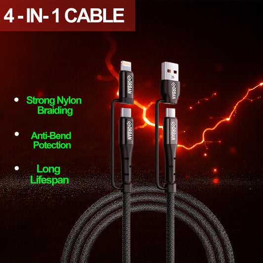 ORBAN Universal 4-in-1 Charging Cable