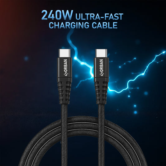 ORBAN 240W Type-C Fast Charging Cable