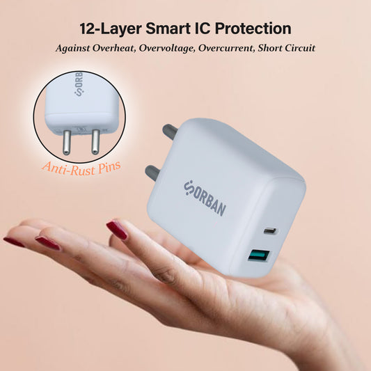 ORBAN 36W Dual Output Fast Charger