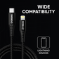 ORBAN 25W Nylon Braided Type-C to Lightning Cable
