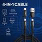 ORBAN Universal 4-in-1 Charging Cable