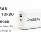 ORBAN 36W Dual Output Fast Charger