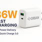 ORBAN 36W Dual Output Fast Charger