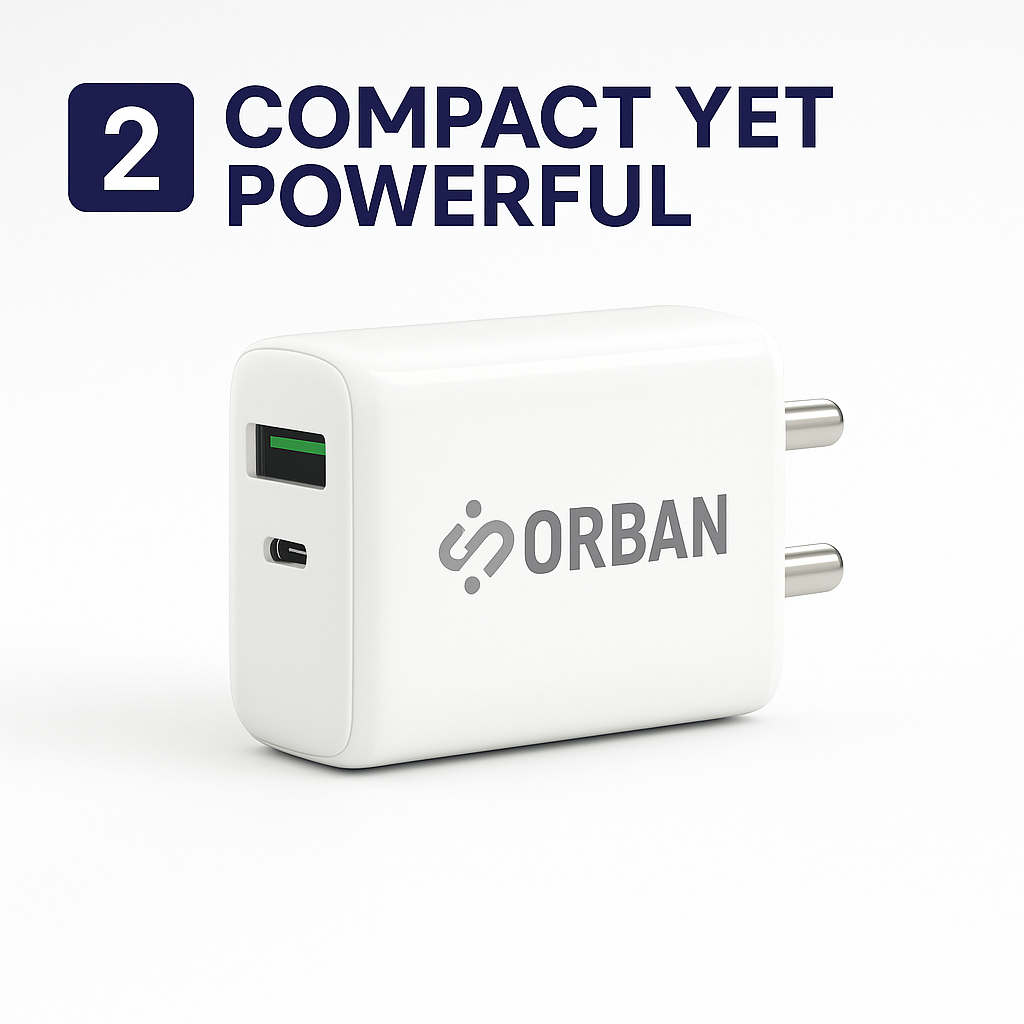 ORBAN 36W Dual Output Fast Charger