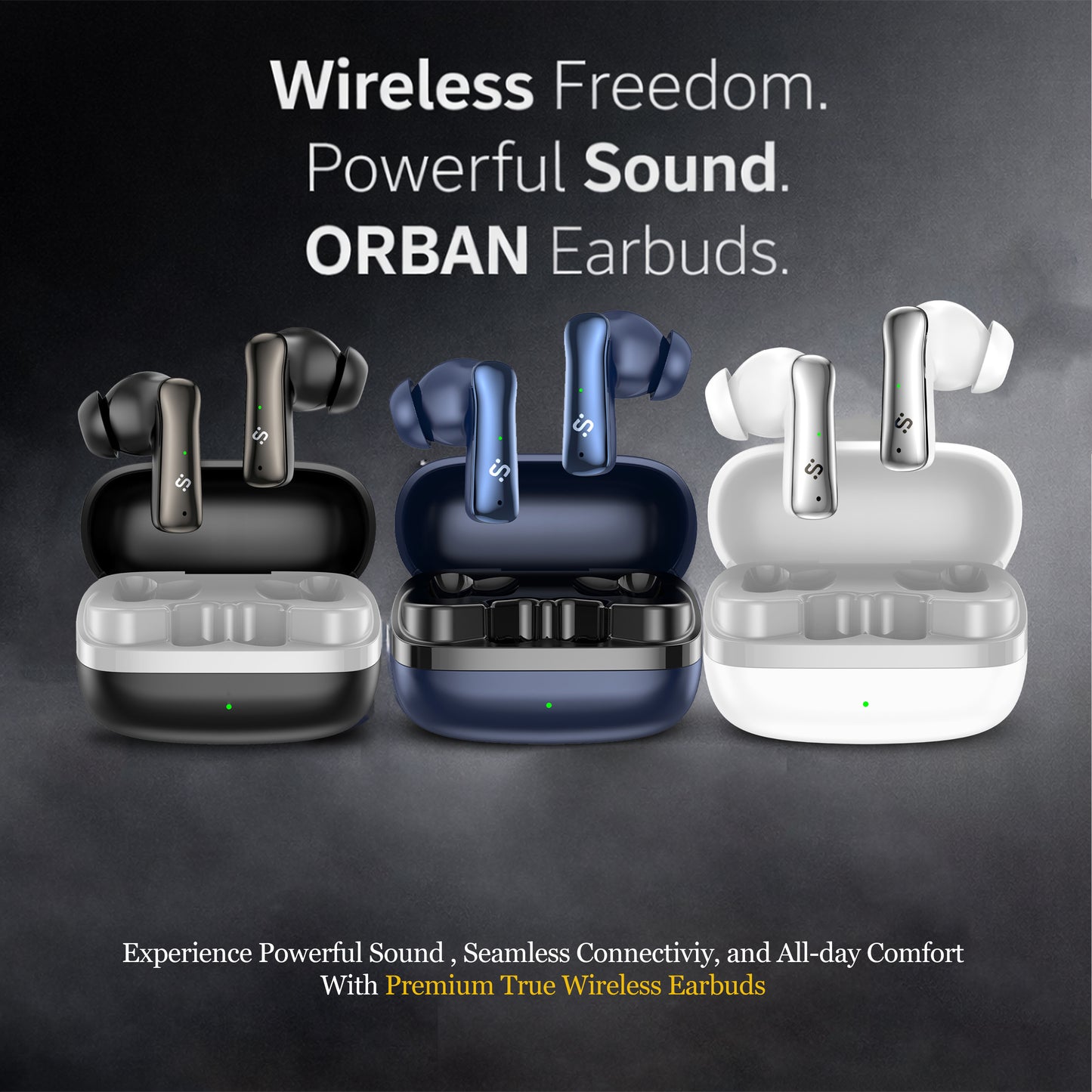 Orban AC60 Wireless Earbuds | Deep Bass